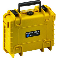 B&W Outdoor Case Type 500 Yellow with Pre-Cut Foam