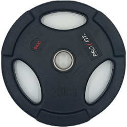 ProFit Σετ Δίσκοι Ολυμπιακού Τύπου Rubber Cover 2x20kg Φ50mm 000506
