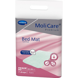 Hartmann MoliCare Premium Bed Mat Textile Υποσέντονο Ακράτειας Πολλαπλών Χρήσεων 7 Σταγόνες 85x90cm