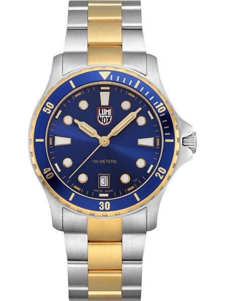 Luminox Ανδρικό Ρολόι με Ασημί Χρυσό Μεταλλικό Μπρασελέ XS.0944