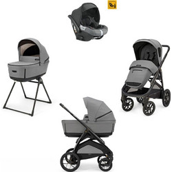Inglesina Aptica XT Quattro 2025 Darwin Infant Καρότσι Μωρού 3 σε 1 Canyon Grey/ Nero