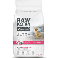 VetExpert Raw Paleo Ultra Adjusted Monoprotein Medium & Large Puppy with Pork 10kg