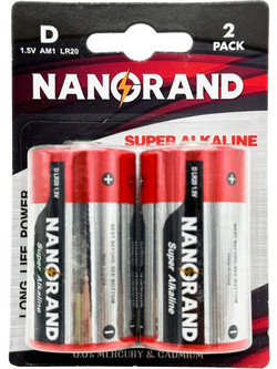 Nanorand Alkaline D LR20 2τμχ