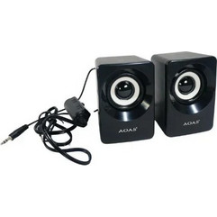 AOAS E-006 Ηχεία Υπολογιστή 2.0 3W Μαύρα