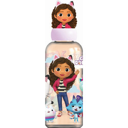 Stor Gabby's Dollhouse 3D Ecozen Παιδικό Παγούρι Αλουμινίου BPA Free Μπεζ 560ml