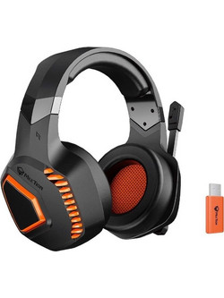 Meetion BTH014 Ασύρματο Gaming Headset Over Ear Black