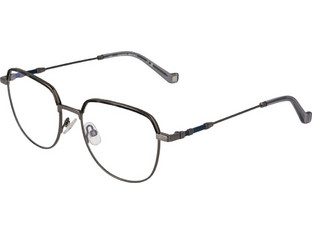 Hackett HEB294 190 Ανδρικός Σκελετός Γυαλιών Οράσεως Μεταλλικός Ασημί Μαύρος