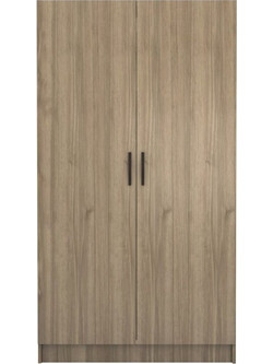 Megapap Δίφυλλη Ντουλάπα Ρούχων Victoria Καρυδί 100x60x181cm GP028-0122,3