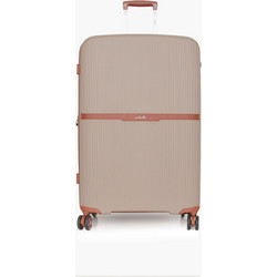 Dielle 190/70 Βαλίτσα Μεγάλη 77x52x31cm με 4 Ρόδες Ταμπά