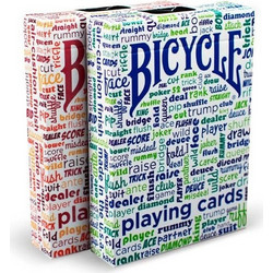 Bicycle Table Talk Τράπουλα Πλαστικοποιημένη Κόκκινη
