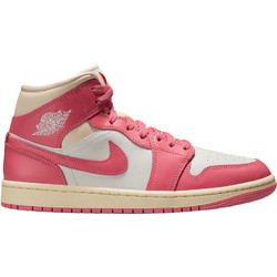 Jordan Air 1 Mid Γυναικεία Sneakers Μποτάκια Φούξια BQ6472-109