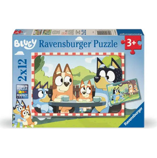 Παιδικό Puzzle Ravensburger Bluey's Family 2x12 Κομμάτια