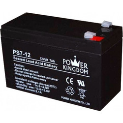 Power Kingdom PS7-12 Μπαταρία VRLA 12V 7Ah
