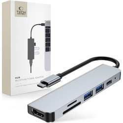 Tech-Protect V4 6in1 USB-C Docking Station με HDMI