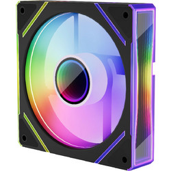 1stPlayer Infinity Mirror Reverse Case Fan 120mm με Σύνδεση 3-Pin 4-Pin PWM Black