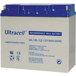 Ultracell UL18-12 Μπαταρία VRLA 12V 18Ah