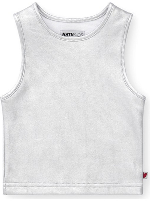 Nath Παιδικό T-Shirt Αμάνικο Ασημί KG08T507A1