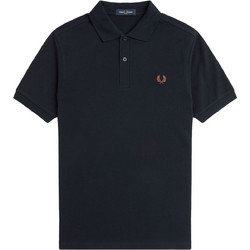 Fred Perry Ανδρική Μπλούζα Polo Κοντομάνικη Navy Μπλε M6000-Y31