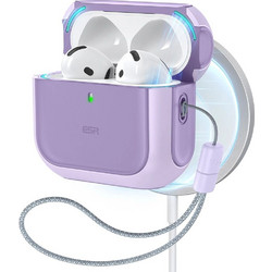 ESR Orbit Halolock MagSafe Θήκη Σιλικόνης για Apple AirPods 4 Μωβ