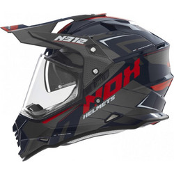NOX N312 Vapor Black Red Κράνος Μηχανής On / Off 1630gr