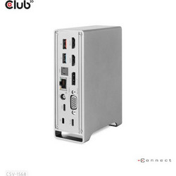 CLUB3D CSV-1568 USB-A Docking Station με DisplayPort / HDMI PD Ethernet και Σύνδεση 3 Oθονών