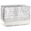 Domus Molinari Cova 3 Κλουβί Ζευγαρώστρα Πτηνών Λευκό 67x34x44cm