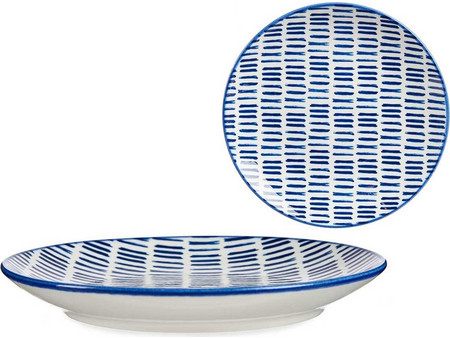Atmosphera Blue Line Πιάτο Ρηχό Πορσελάνης 20cm 02989986