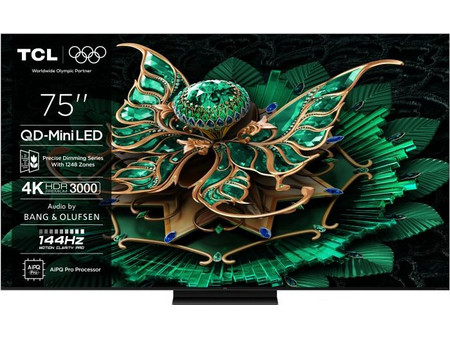 TCL QD-Mini LED 75C7K Smart Τηλεόραση 75" 4K Mini LED HDR (2025)
