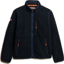 Superdry Ανδρική Ζακέτα Fleece με Φερμουάρ Navy Μπλε M2014140A-98T