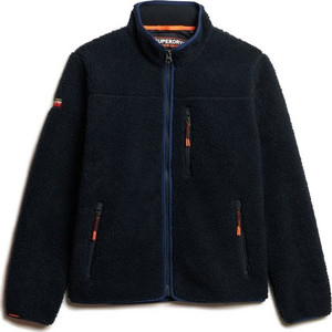 Superdry Ανδρική Ζακέτα Fleece με Φερμουάρ Navy Μπλε M2014140A-98T Superdry Ανδρική Ζακέτα Fleece με Φερμουάρ Navy Μπλε M2014140A-98T