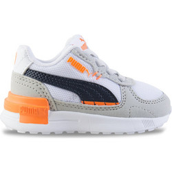 Puma Graviton Παιδικά Sneakers Πορτοκαλί Μαύρα Γκρι 381989-45