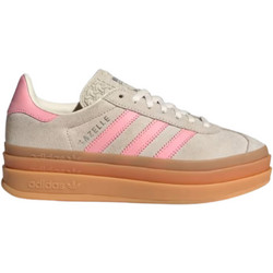 Adidas Originals Gazelle Bold Παιδικά Sneakers Μπεζ Ροζ JQ7409