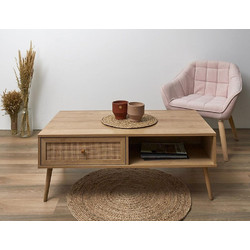Home Deco Bali Τραπεζάκι Σαλονιού Ξύλινο Μ110xΠ59xΥ41.4cm HD7458