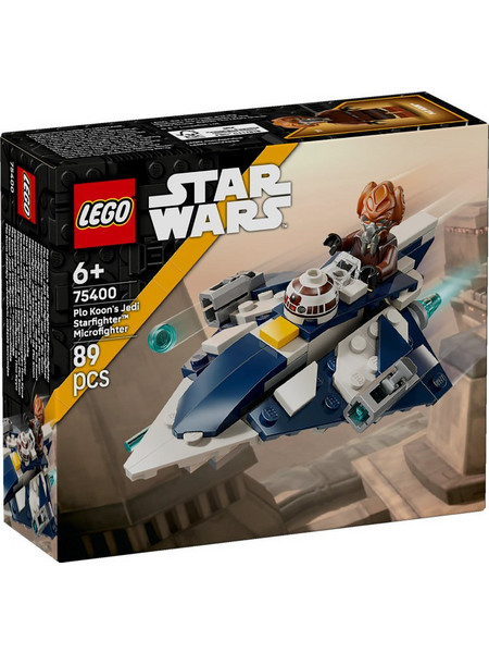 Lego Star Wars Plo Koon's Jedi Starfighter Microfighter για 6+ Ετών 75400