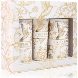 Vivian Gray Velvet Romance Shower Gel 200ml + Body Milk 200ml + Hand Cream 75ml