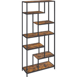 Vasagle Βιβλιοθήκη 30x80x180cm LLS119B01