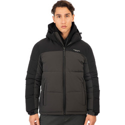Double Ανδρικό Μπουφάν Χειμωνιάτικο Puffer Γκρι MJK-2006