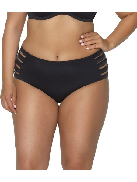 Ava Ψηλόμεσο Bikini Slip Μαύρο SF13/7