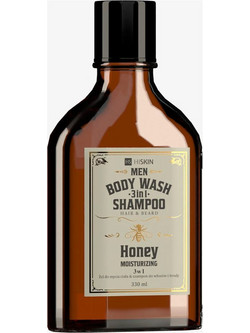 HISKIN Whisky Men Honey Σαμπουάν Conditioner & Αφρόλουτρο για Επανόρθωση 330ml