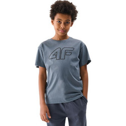 4F Παιδικό T-Shirt Κοντομάνικο Γαλάζιο 4FJWSS25TTSHM2325-46S