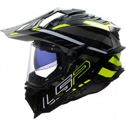 LS2 MX701 C Explorer Carbon Edge Black Yellow Κράνος Μηχανής Full Face 1450gr