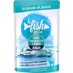Hi Cat Adult with Tuna, Anchovies & Surimi 70gr