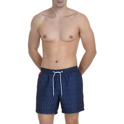 MiandMi Ανδρικό Μαγιό Σορτς με Σχέδια Navy Μπλε 14003