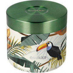 Quokka Δοχείο Φαγητού Θερμός Inox 600ml Πράσινο