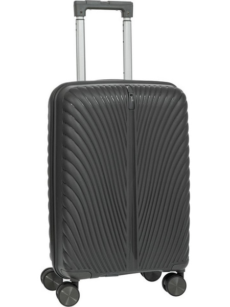 90256 Βαλίτσα Καμπίνας 55x34x20cm με 4 Ρόδες Ανθρακί