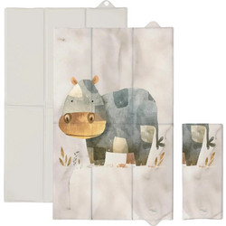 Ceba Baby Cosy Hippo Φορητή Αλλαξιέρα Μωρού Πλαστική 80x50cm Μπεζ