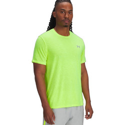 Under Armour Launch Camo Ανδρικό Αθλητικό T-Shirt Lime 1386681-731