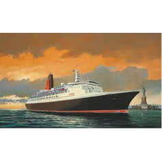 Revell Queen Elizabeth II Συναρμολογούμενο Πλαστικό Μοντέλο Καραβιού 1:1200 05806