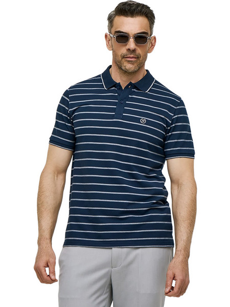 Sogo Ανδρική Μπλούζα Polo Κοντομάνικη Μπλε 25037-886-735