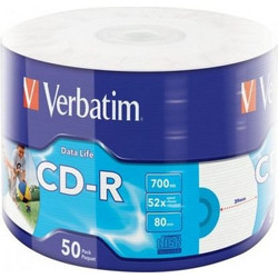 Verbatim 43794 Εγγράψιμα CD-R 52x 700MB 50τμχ